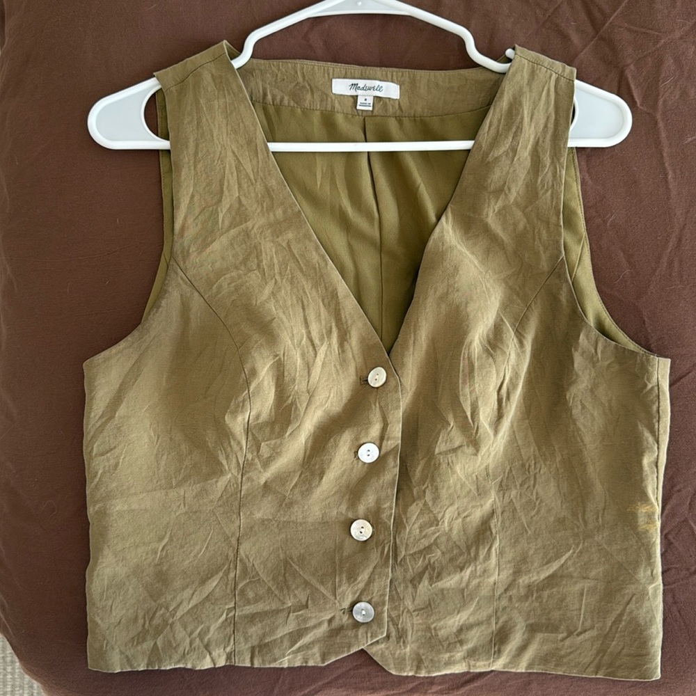 Madewell Green Vest Top